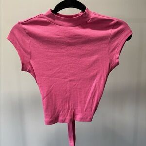 Abound Fuchsia Ribbed Women's Top